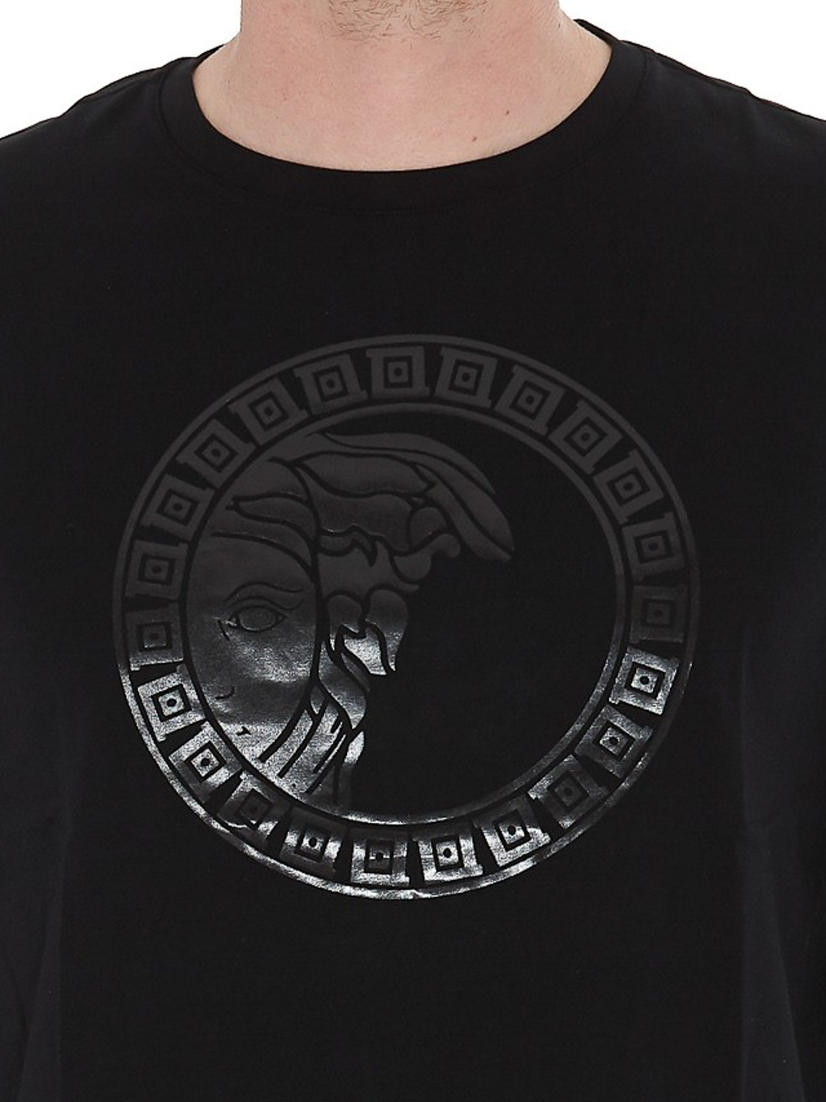versace collection medusa logo t shirt