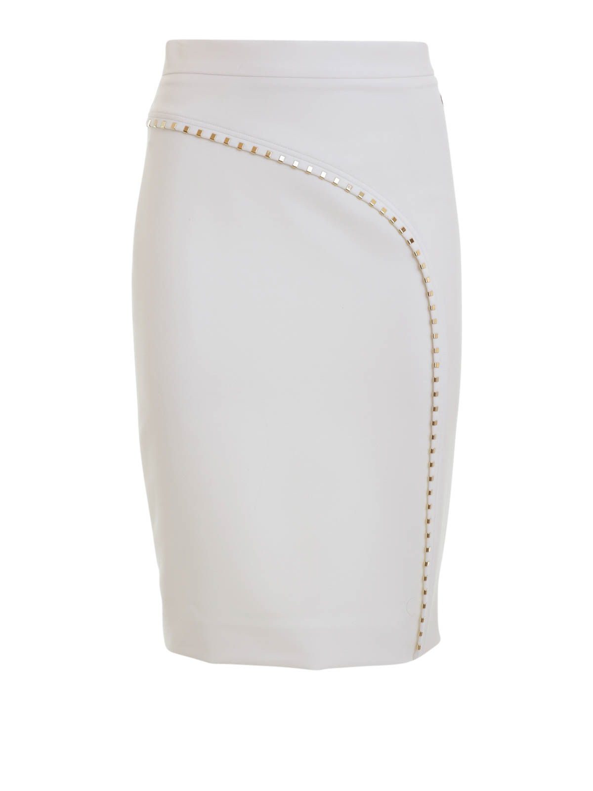 Knee length skirts & Midi Versace Collection Studded pencil skirt