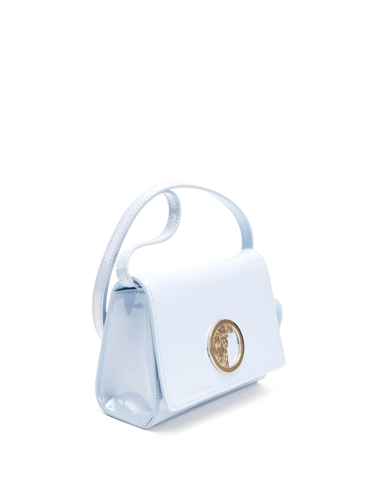 versace collection blue bag