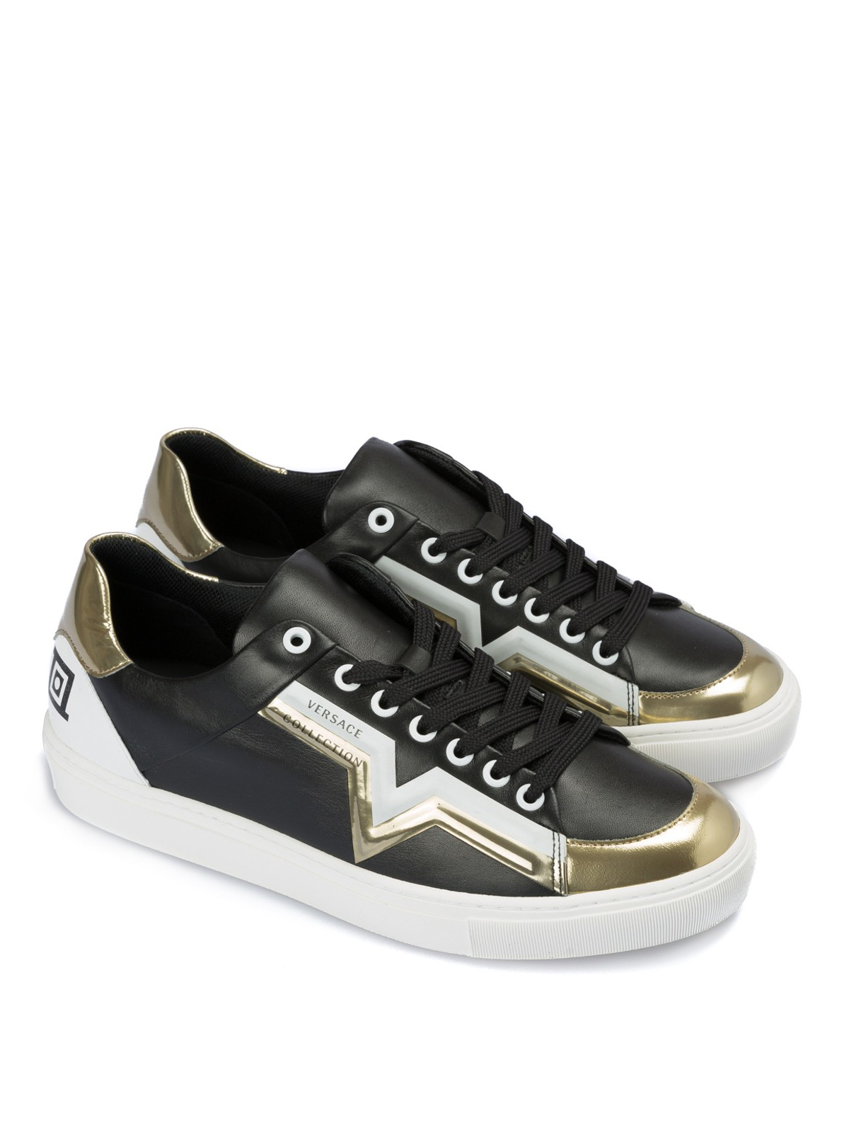 Versace Collection VM00318 Mens Fashion Sneakers 