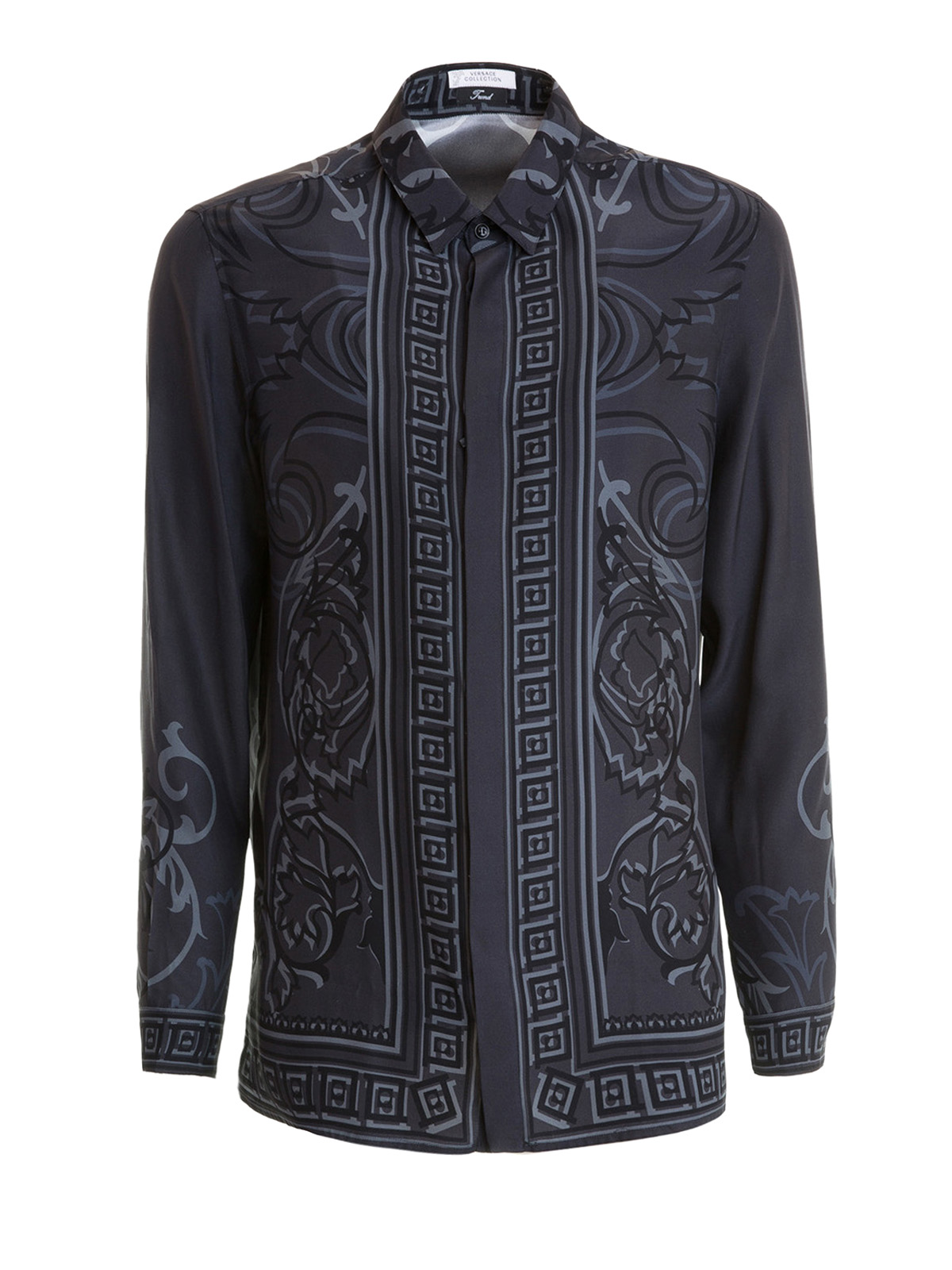 versace inspired silk shirt women's