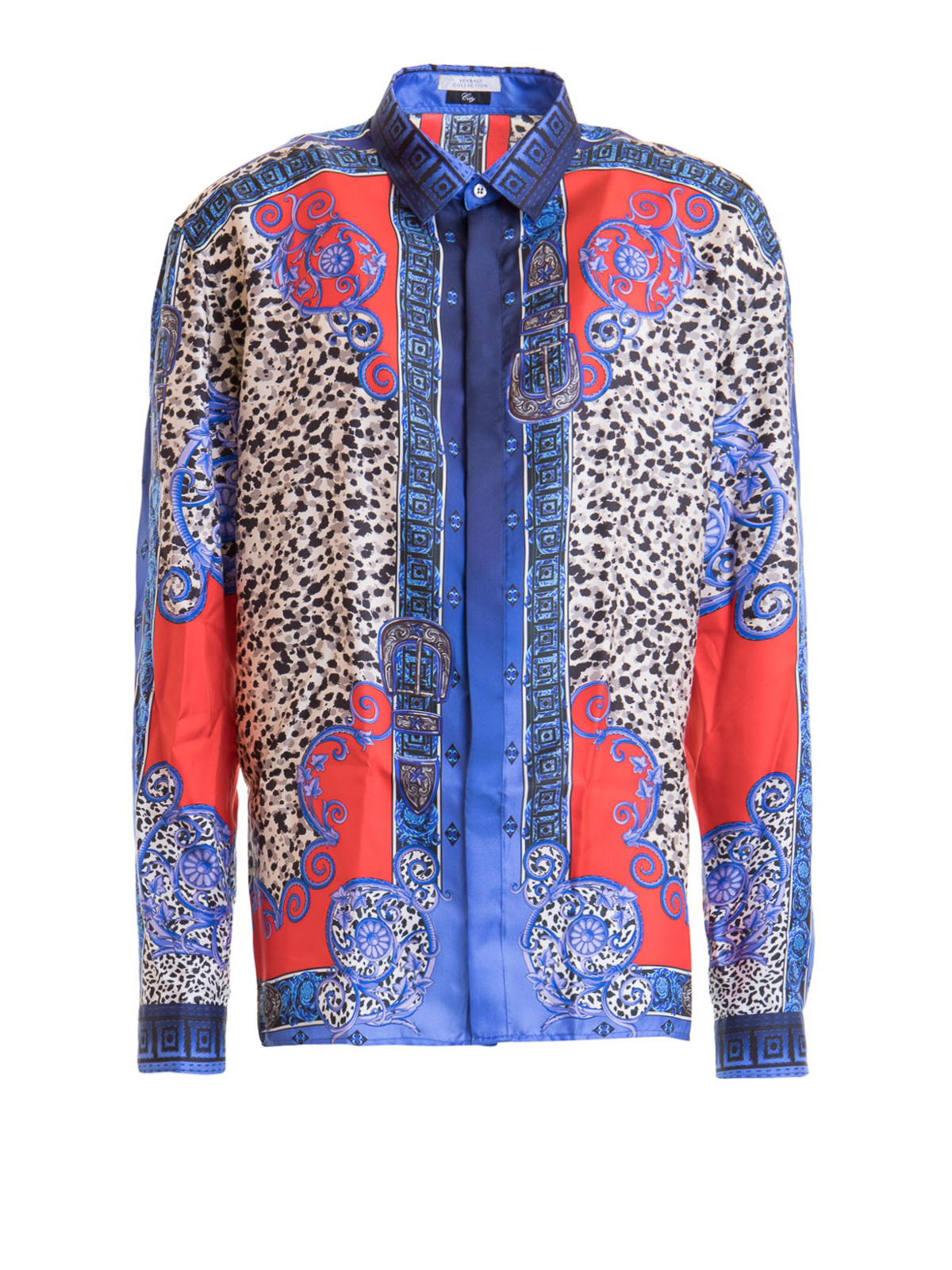 versace collection silk shirt