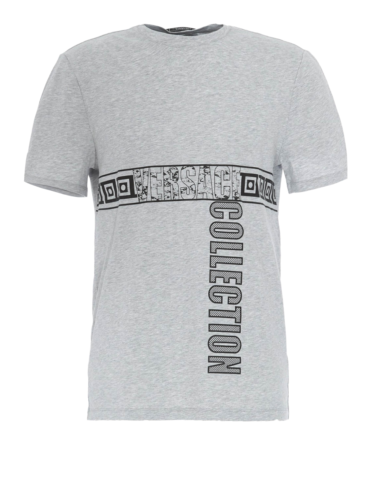 T-shirts Versace Collection Logo cotton T-shirt - V800683RVJ00576V7653