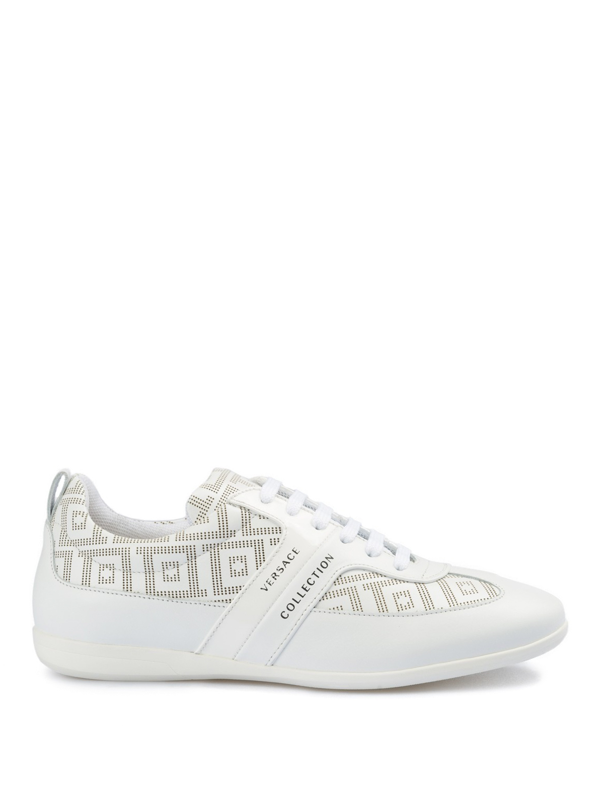 Trainers Versace Collection - Printed leather sneakers - V900677VM00320V649