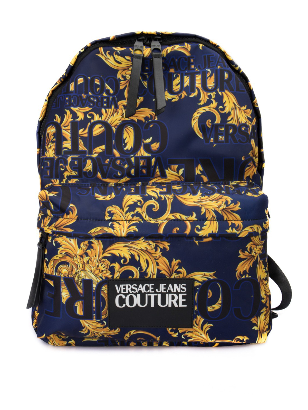 VERSACE JEANS COUTURE BAROQUE PRINT BACKPACK