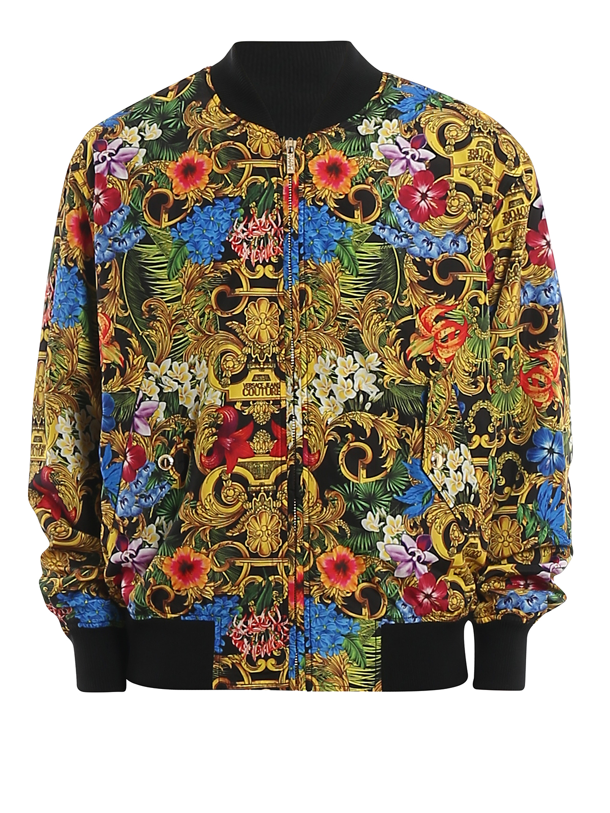 Bombers Versace Jeans Couture - Jungle Baroque printed bomber jacket ...