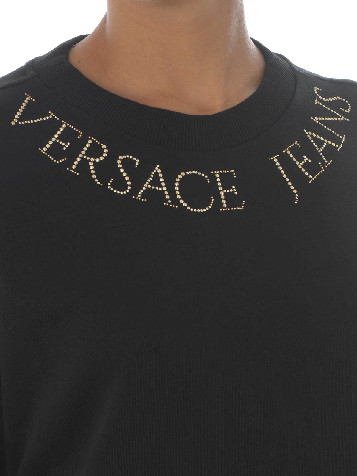 versace jeans sweatshirt black