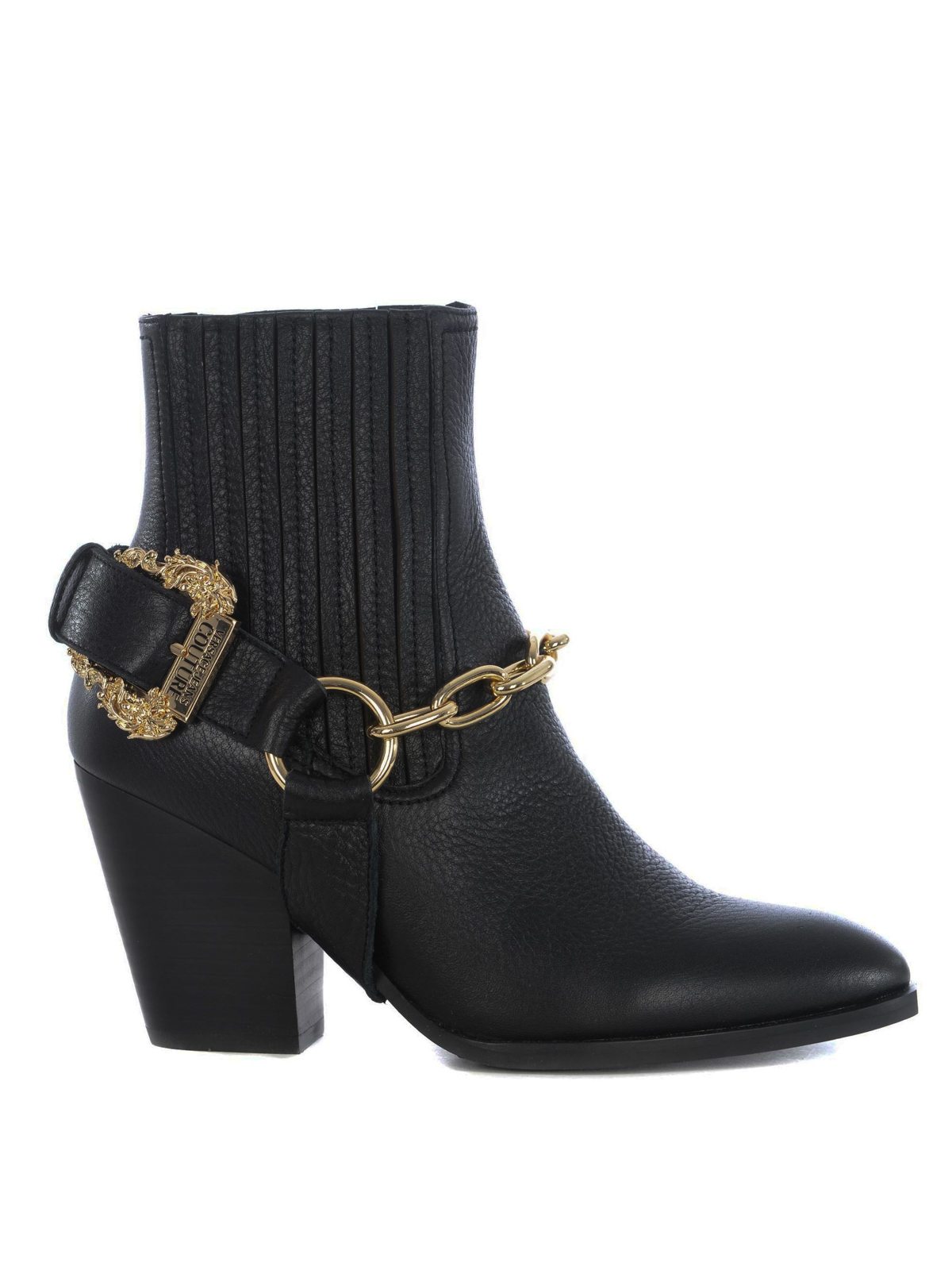 Boots Versace Jeans Couture - Leather camperos boots - E0VVBS1071342899