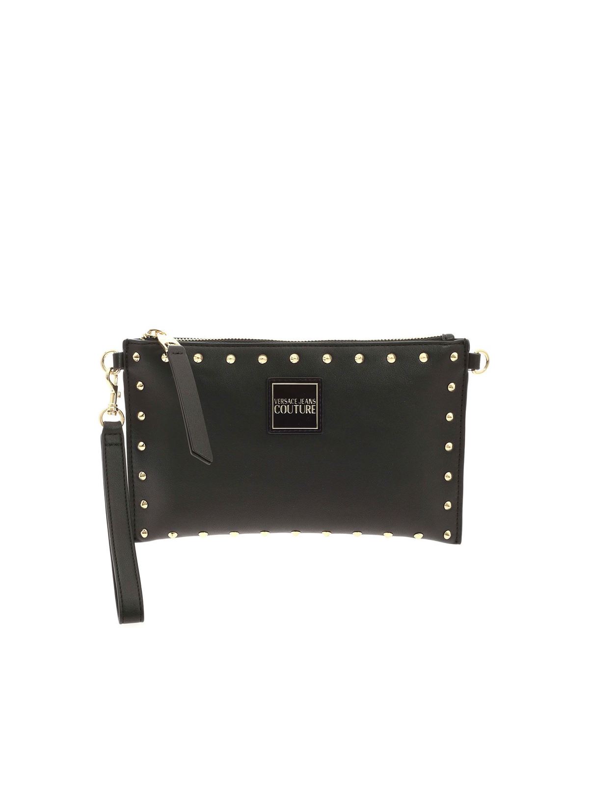 Clutches Versace Jeans Couture Golden studs clutch bag -