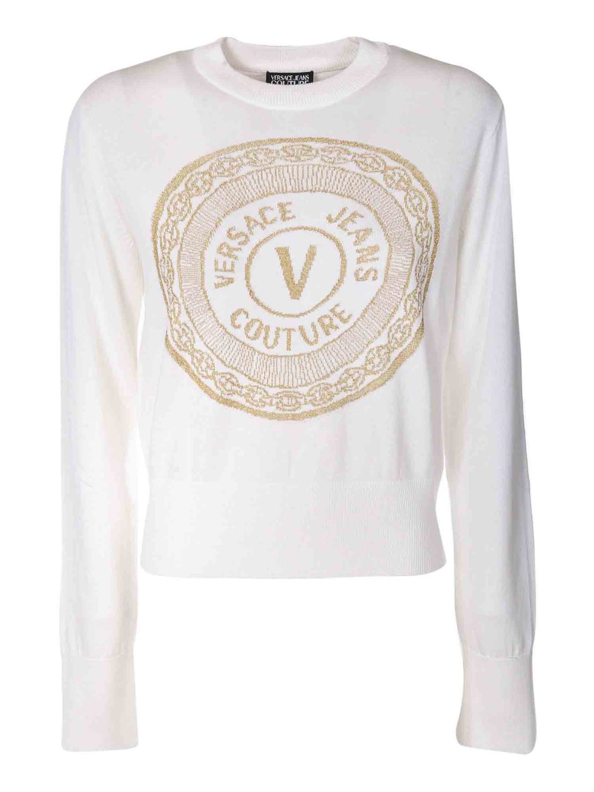 versace jumper white