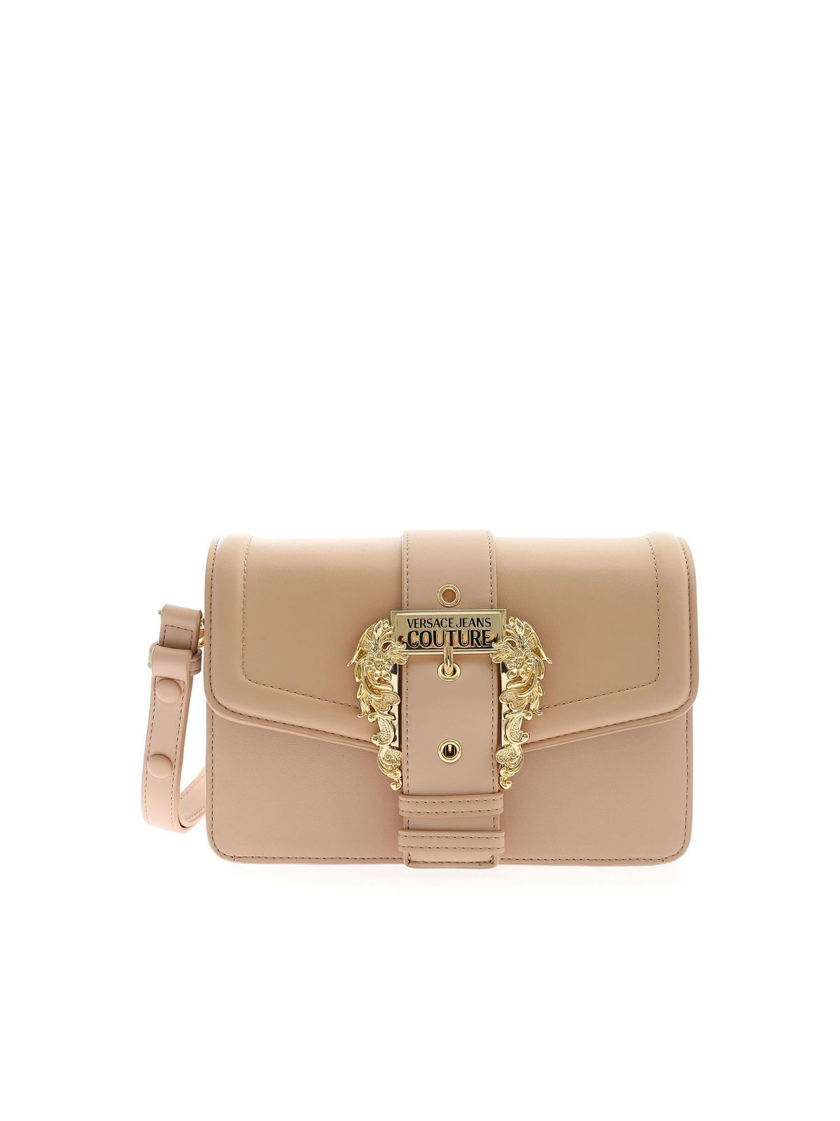 VERSACE JEANS COUTURE COUTURE I SHOULDER BAG IN PINK