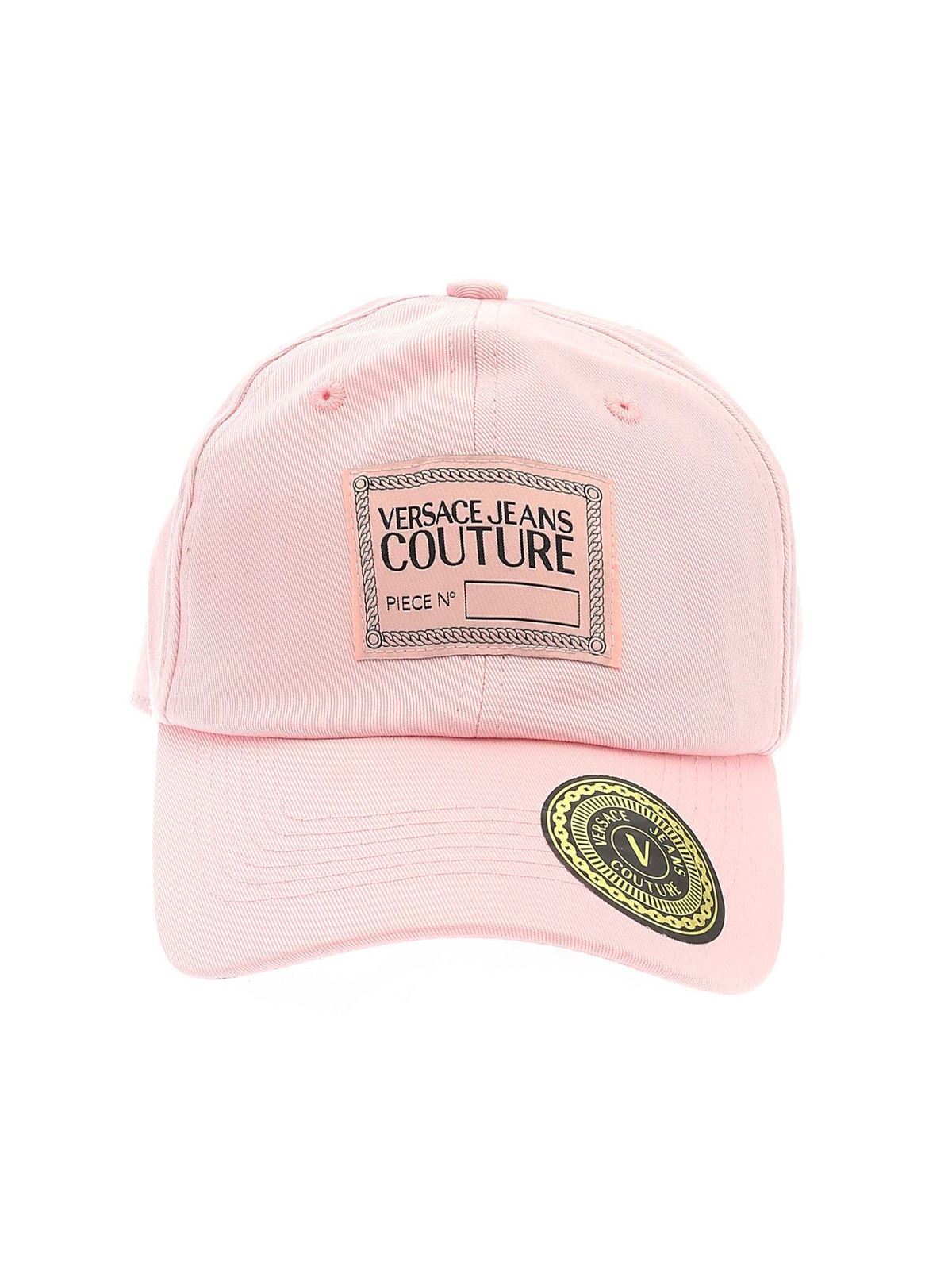 pink versace hat