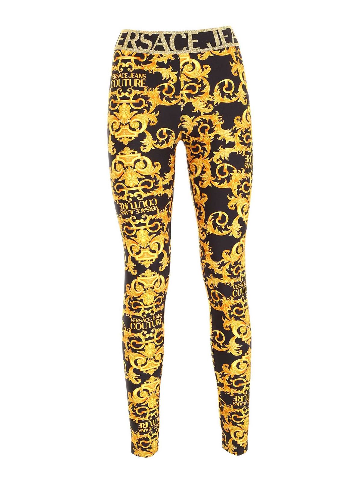 versace jeans couture leggings