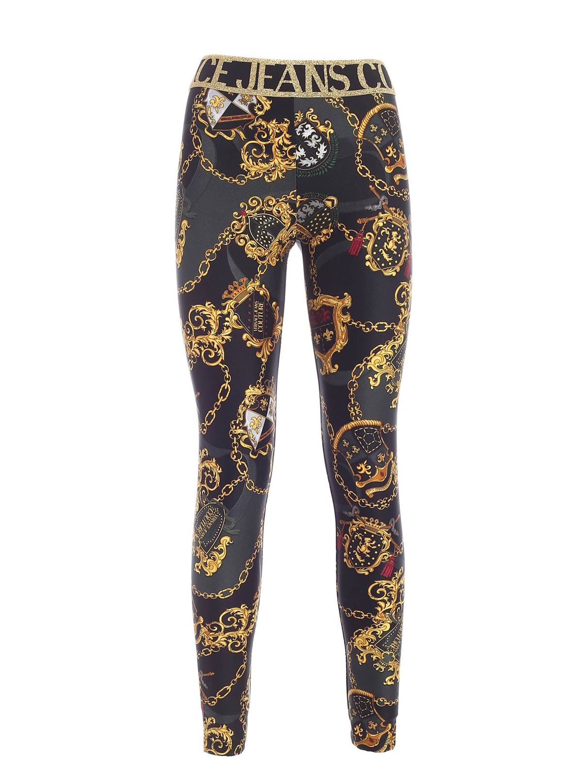 versace jeans couture leggings