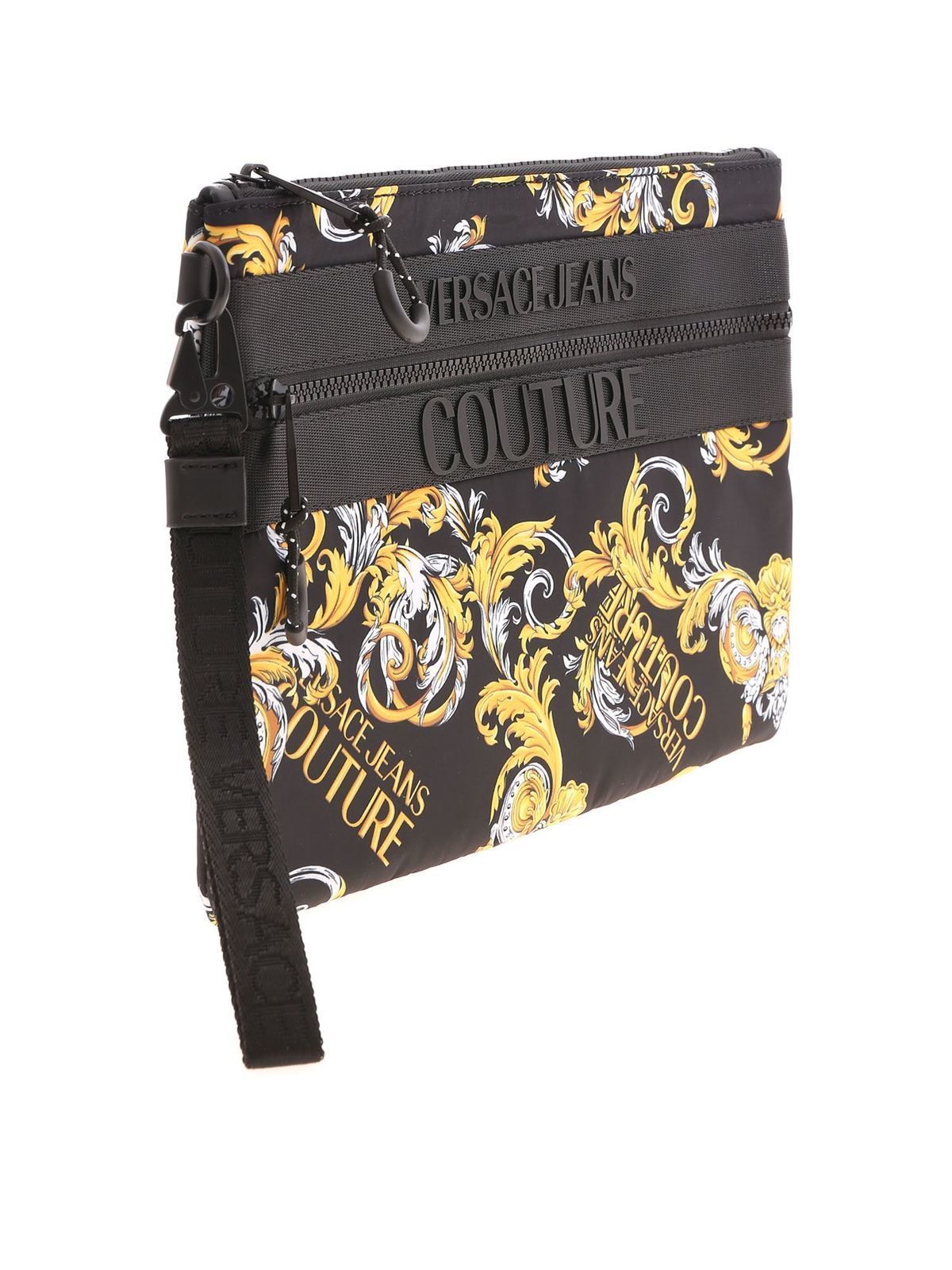 Clutches Versace Jeans Couture - Logo Baroque print clutch bag in 