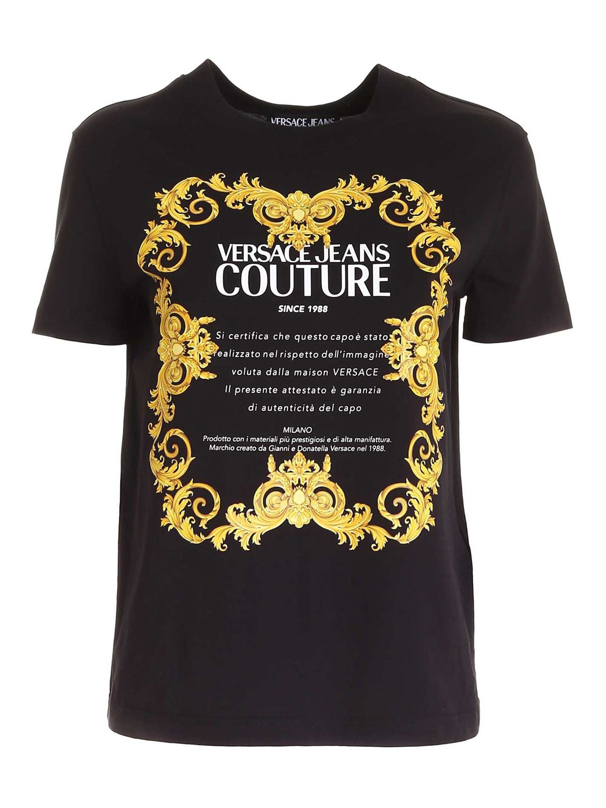 t shirt versace jeans couture