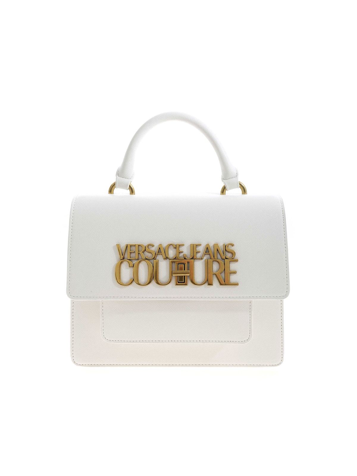 Totes bags Versace Jeans Couture - Logo handbag in white - E1VWABL571879003