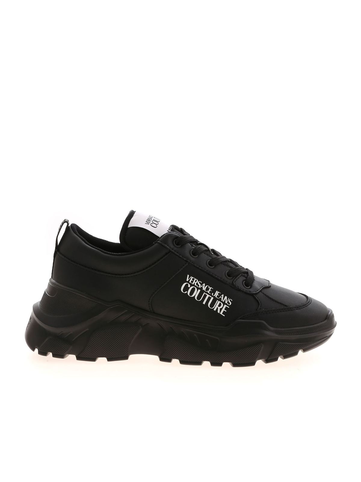 versace jeans black trainers