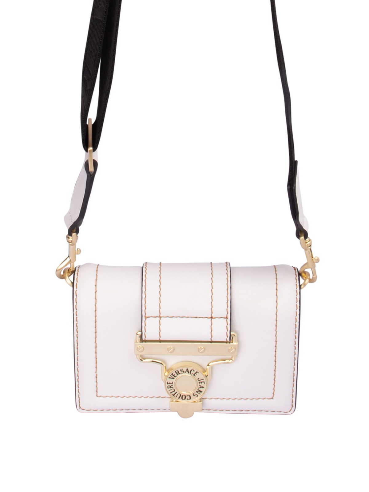 Versace Jeans Couture Belted Leather Cross Body Bag In Light Pink ...