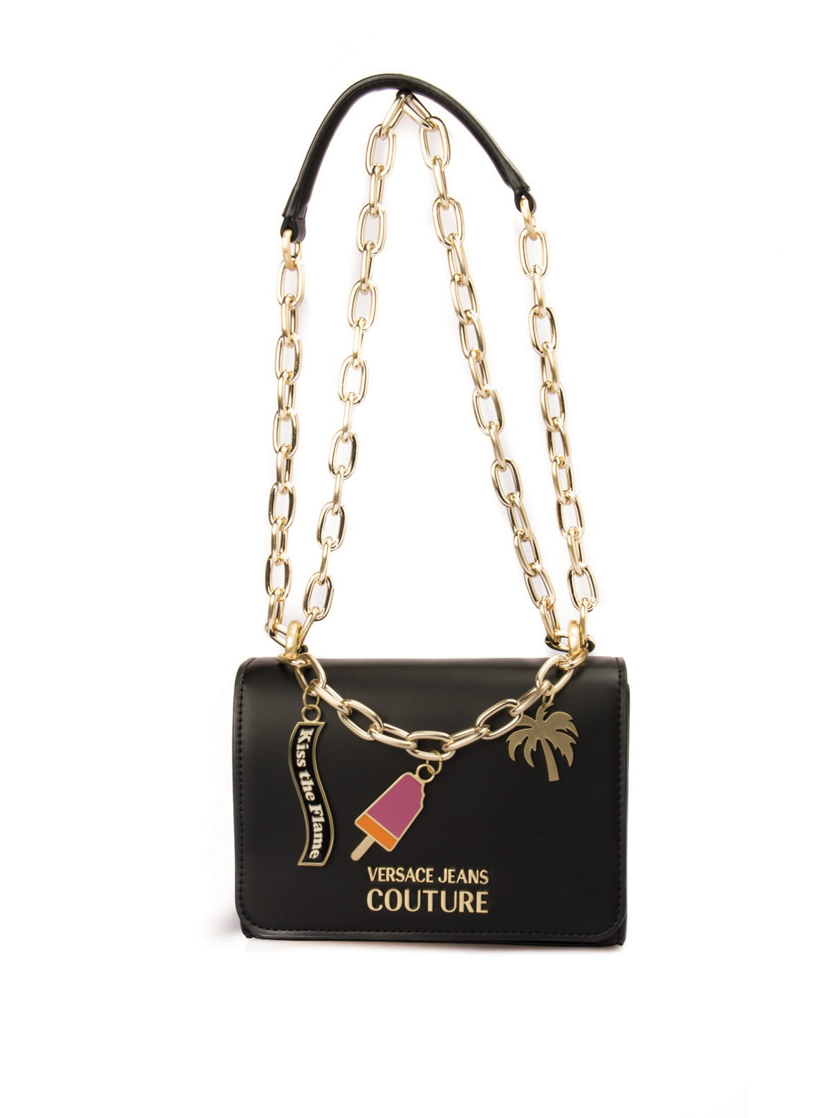 VERSACE JEANS COUTURE CHARM CROSS BODY BAG