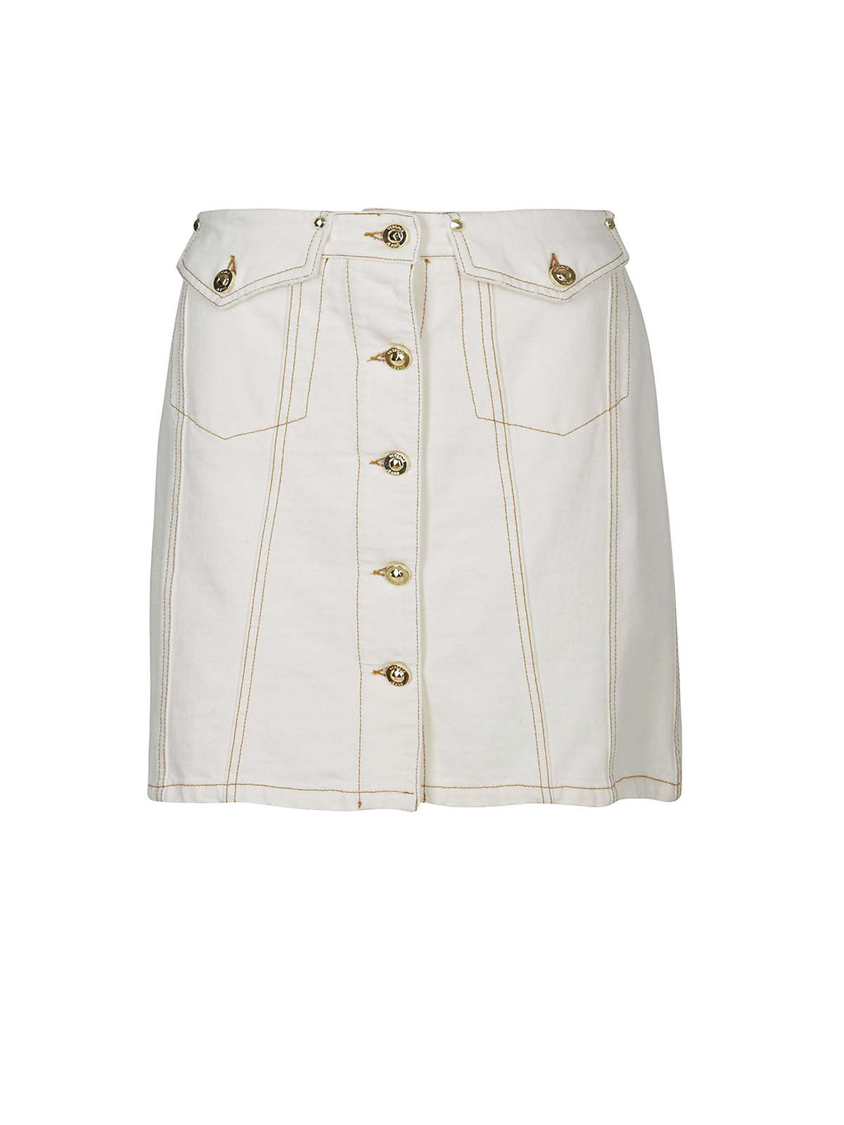 white denim mini skirt womens