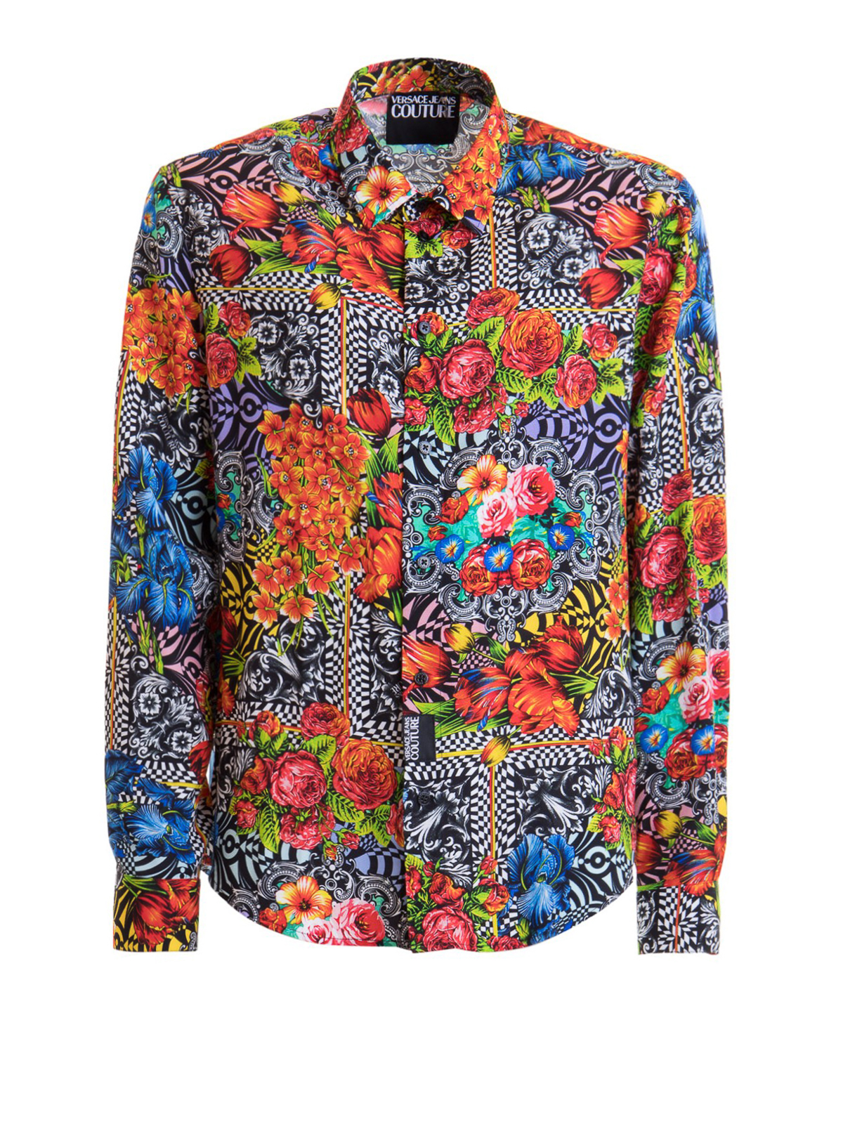 versace floral print shirt
