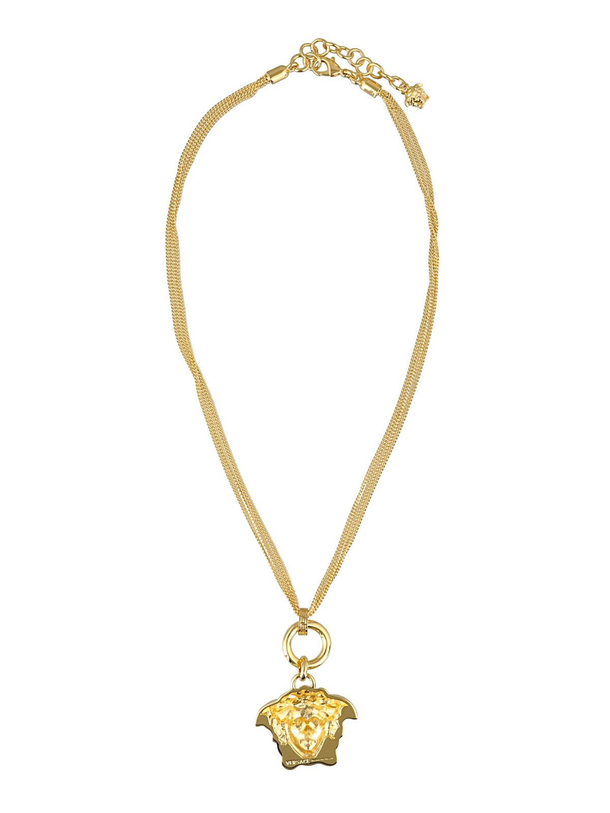 Versace - Medusa logo necklace - Necklaces & Chokers - DG1F319DJMTD00O