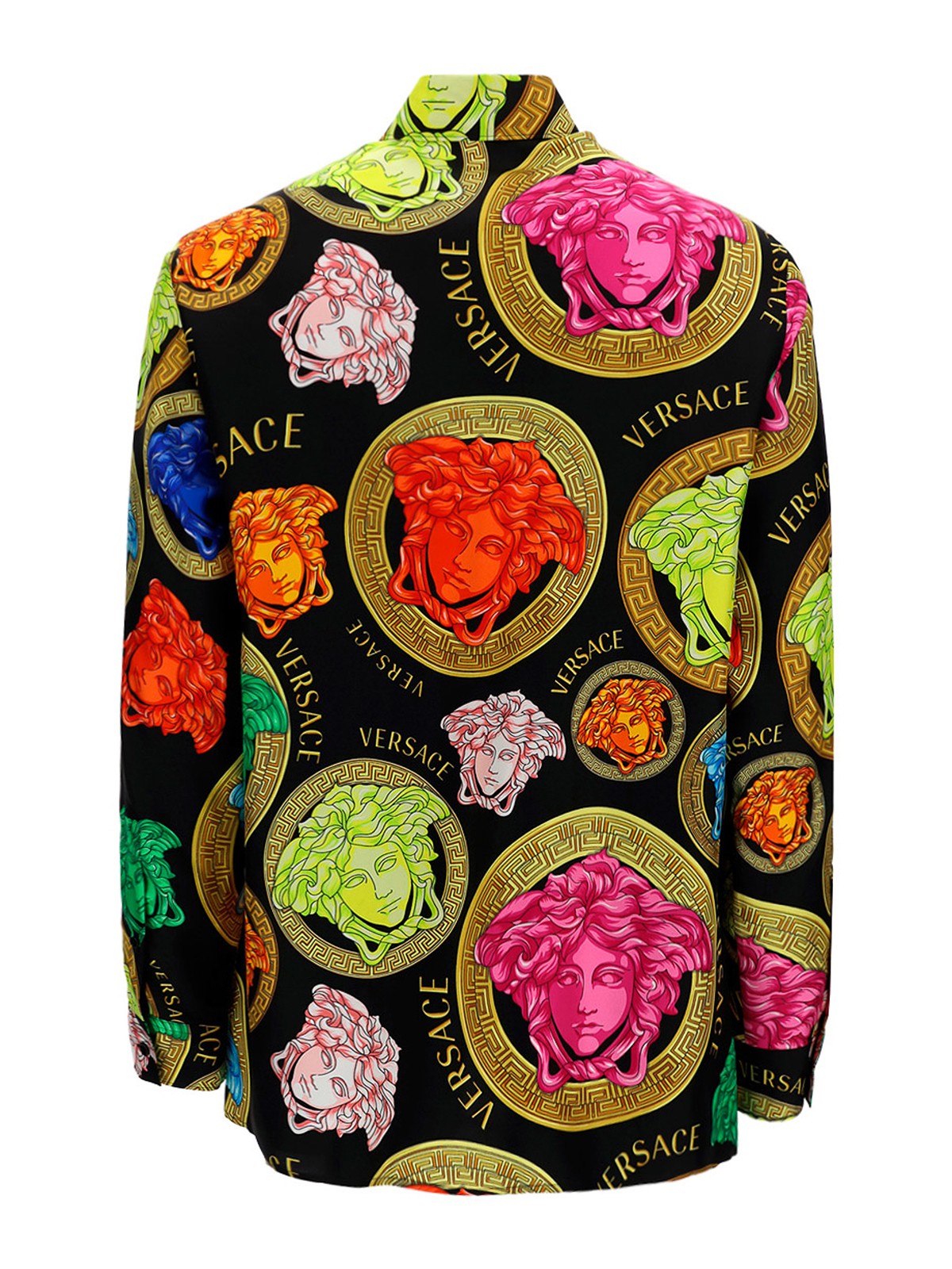 Slink Dempsey Explosieven Shirts Versace - Medusa Head printed shirt - A840501F010625B020