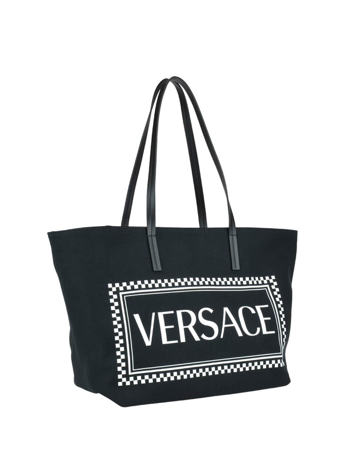 versace black tote bag