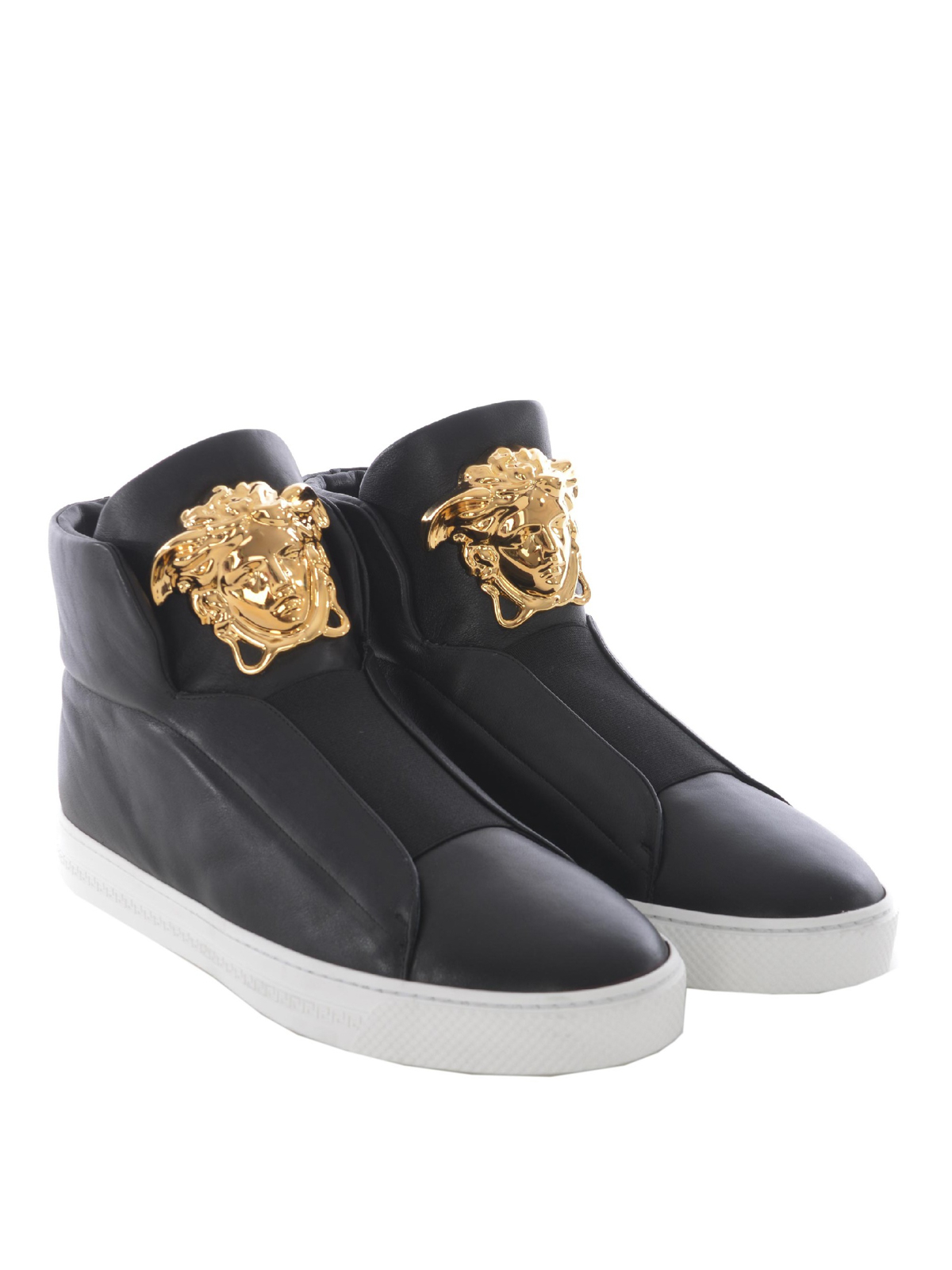 Versace - Palazzo leather sneakers 