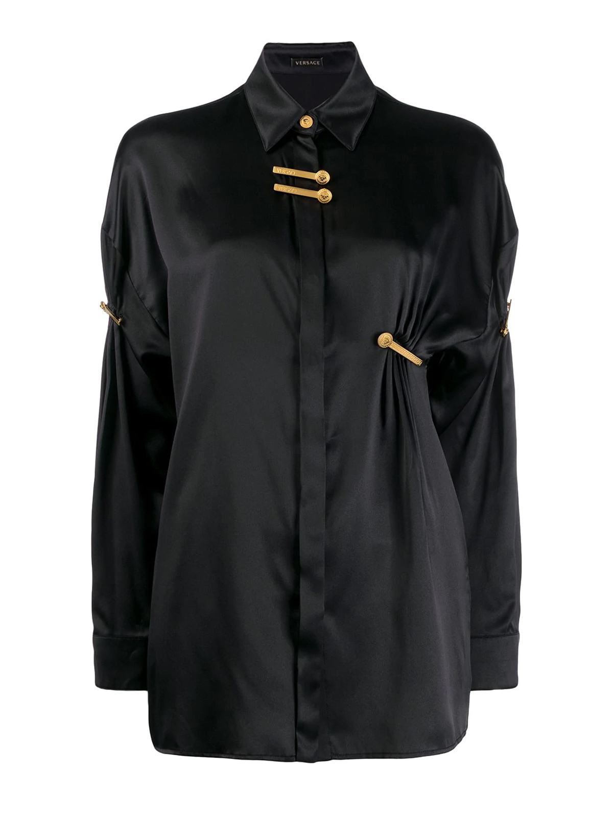 satin versace shirt