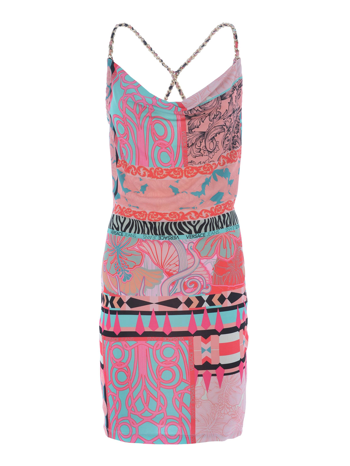 Short dresses Versace Chain shoulder strap dress D2HPB476S0042425