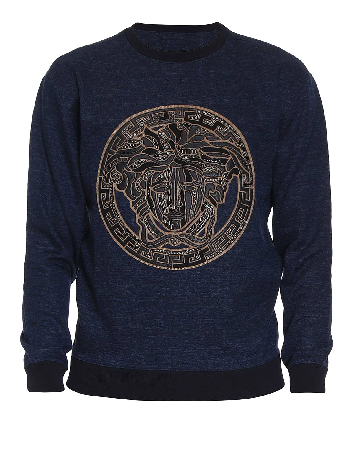 Sweatshirts & Sweaters Versace - Medusa Head patch sweatshirt ...