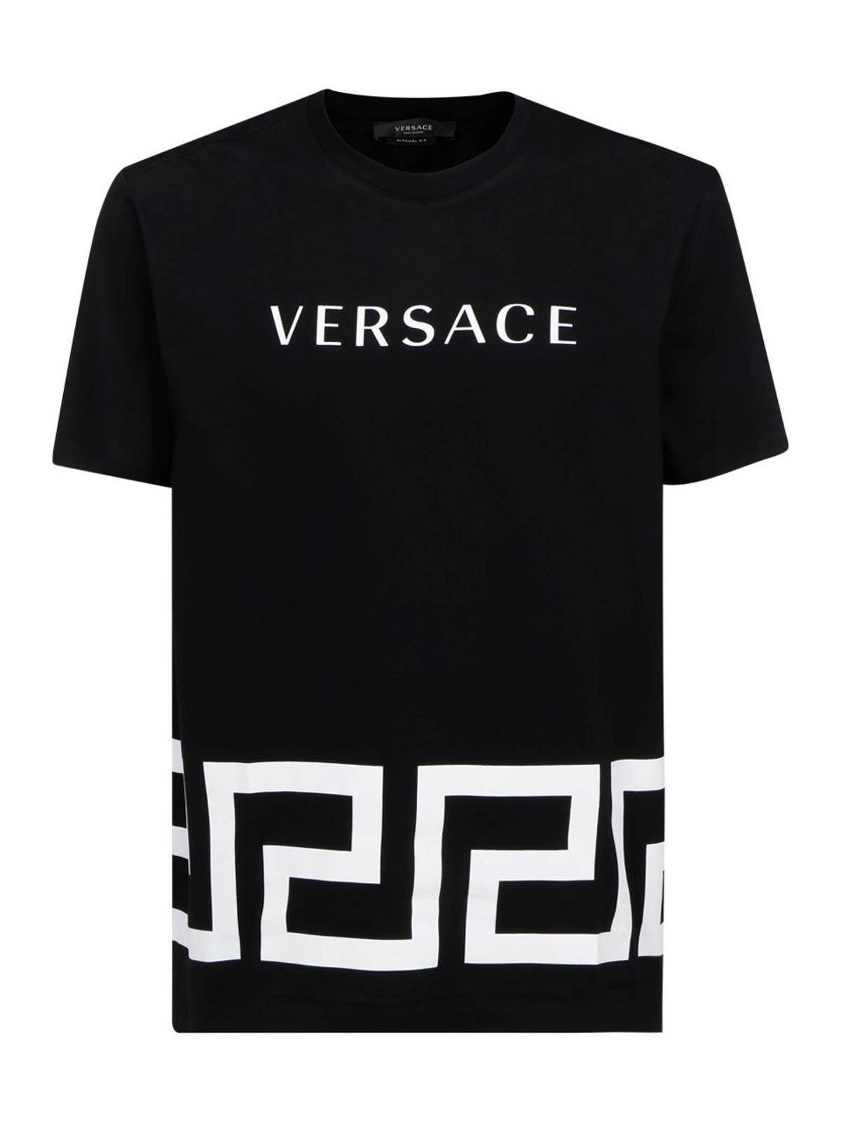 Versace - Greca print cotton T-shirt 