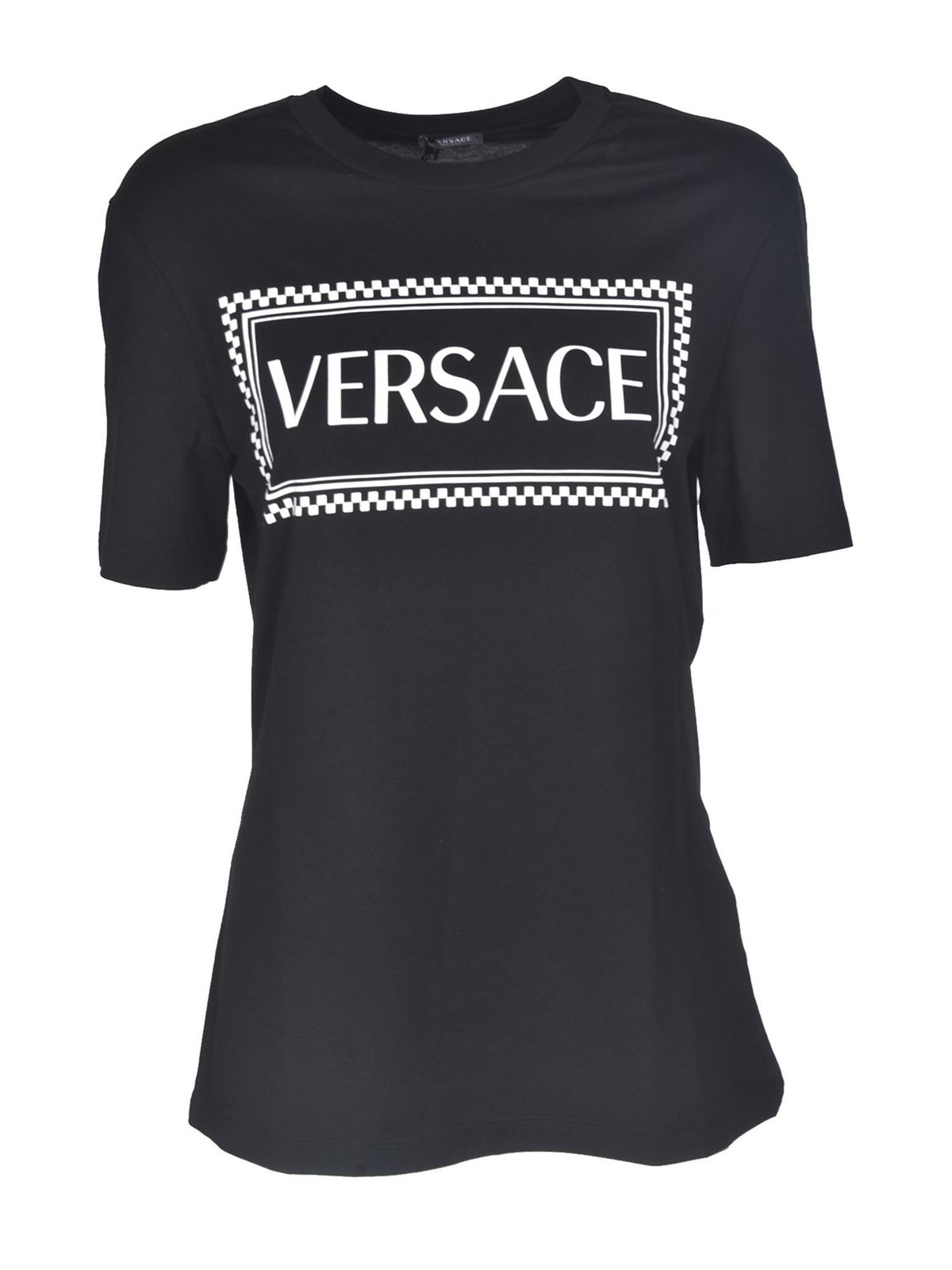 T-shirts Versace - Logo 90s Vintage T-shirt in black - A83915A228806A2024