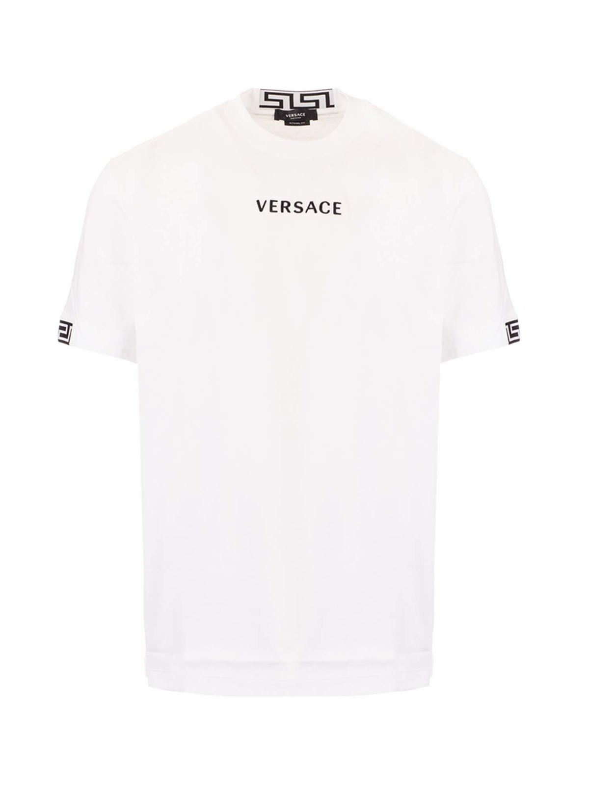 white versace top