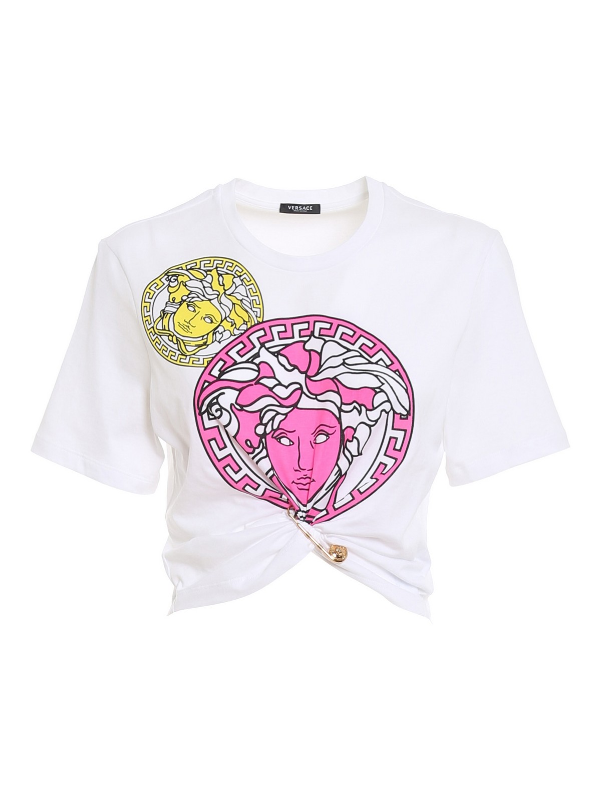 T-shirts Versace - Medusa print cotton T-shirt - A88467A228806A1001