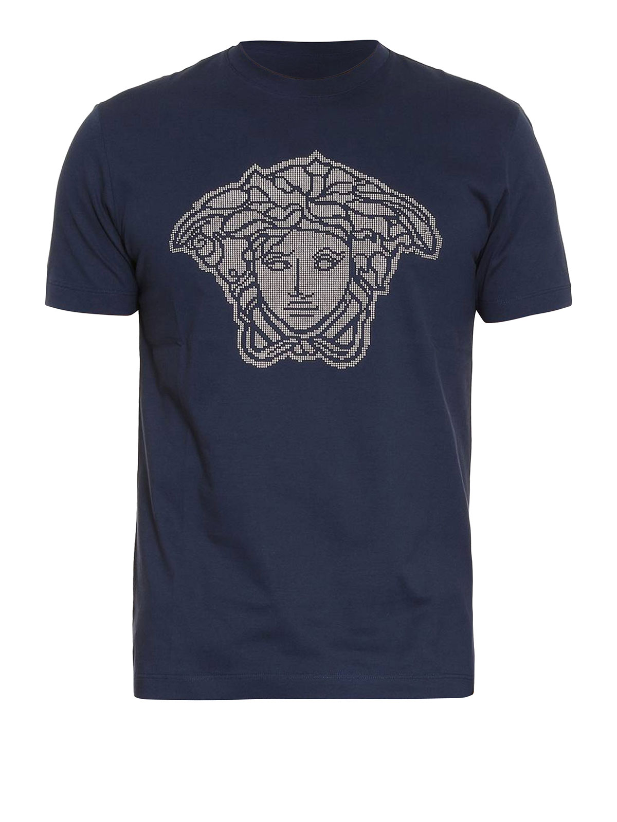 T-shirts Versace - Studded Medusa logo T-shirt - A76119A201952A94L