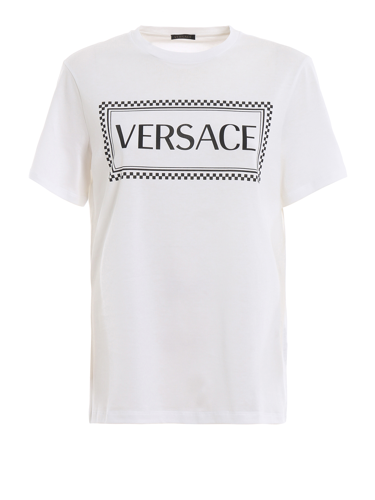Versace 90s White Medusa Crop Top, Sexy And Sporty Slim Fit In Elastha ...