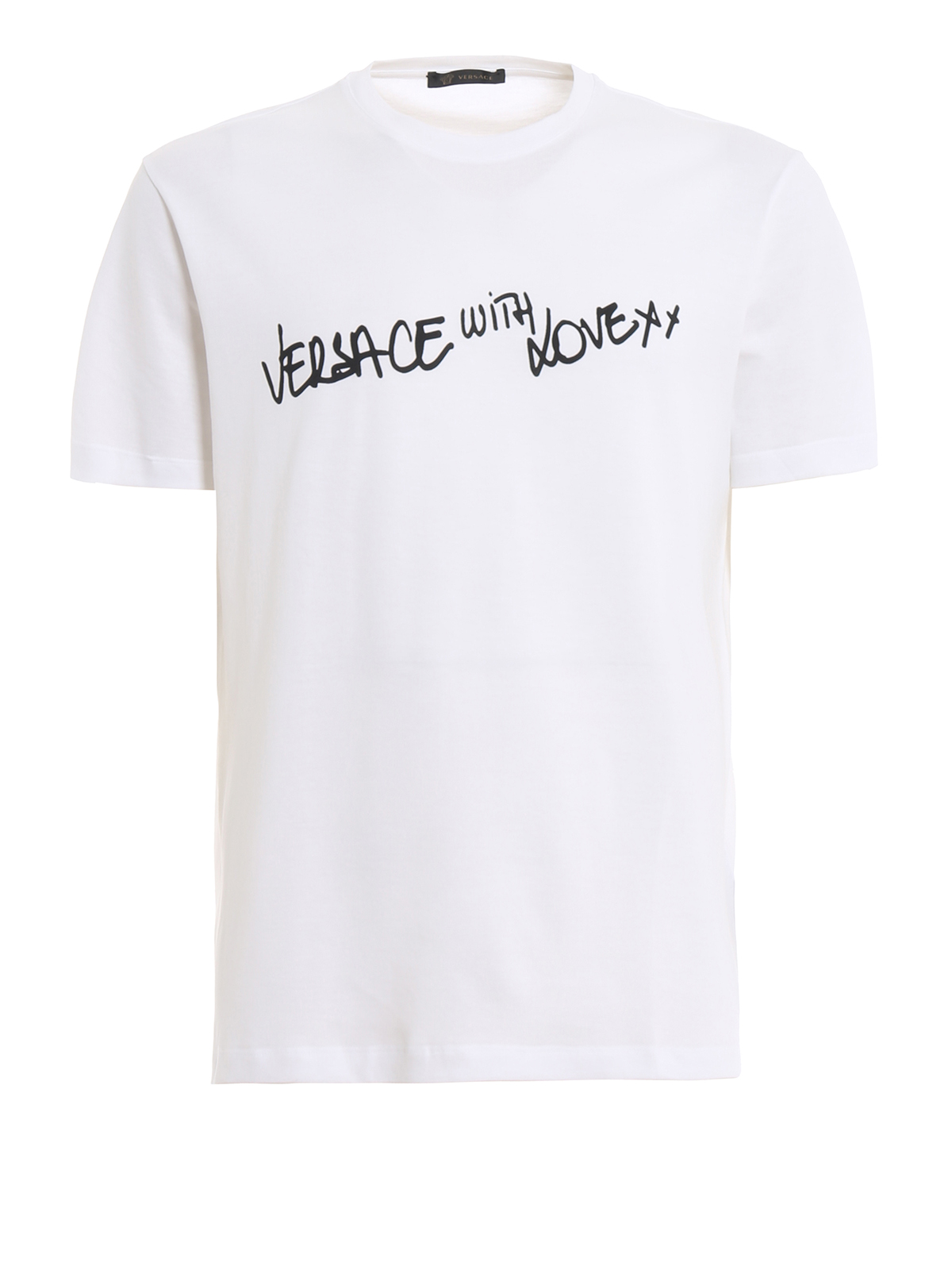 T-shirts Versace - Versace with Love white T-shirt - A81882A228806A911