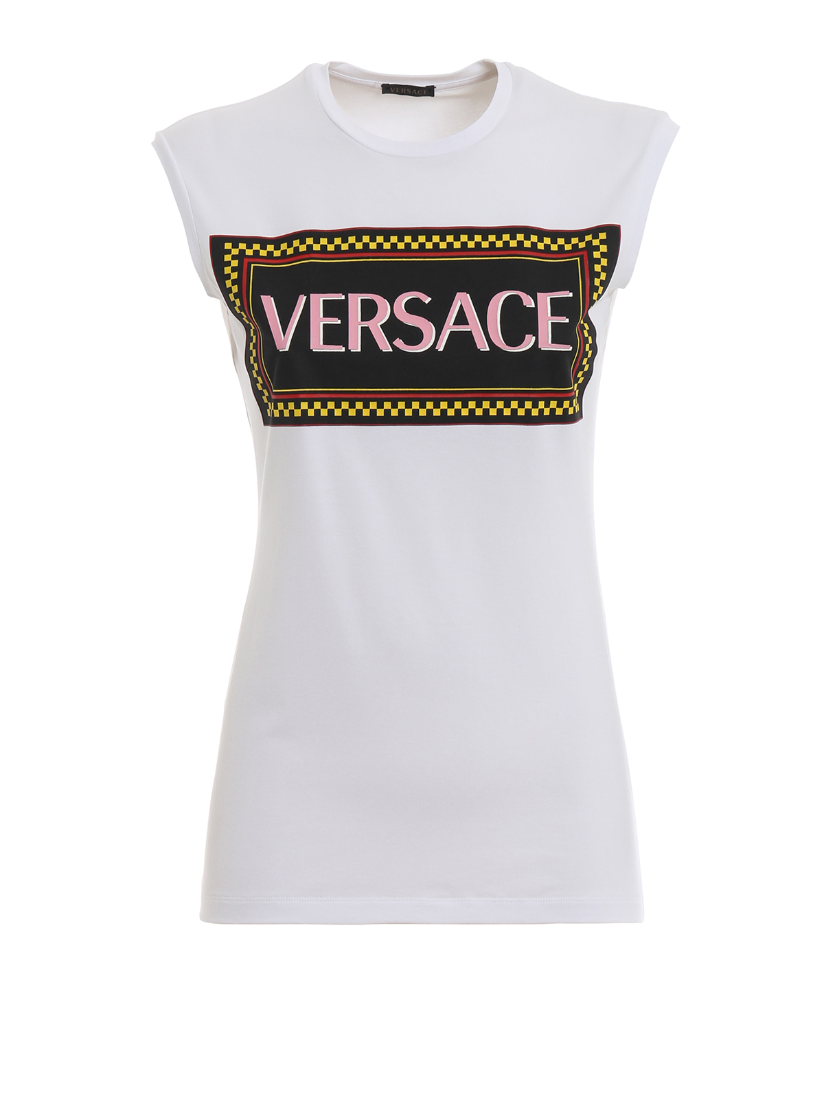 versace sleeveless top