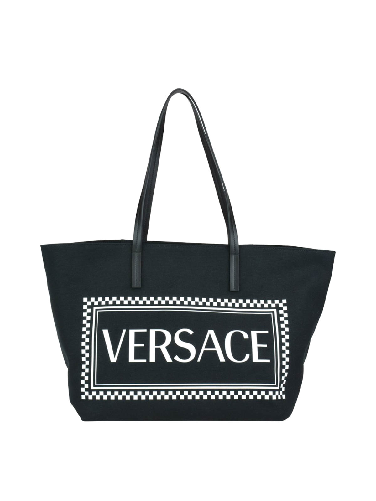 versace black tote bag