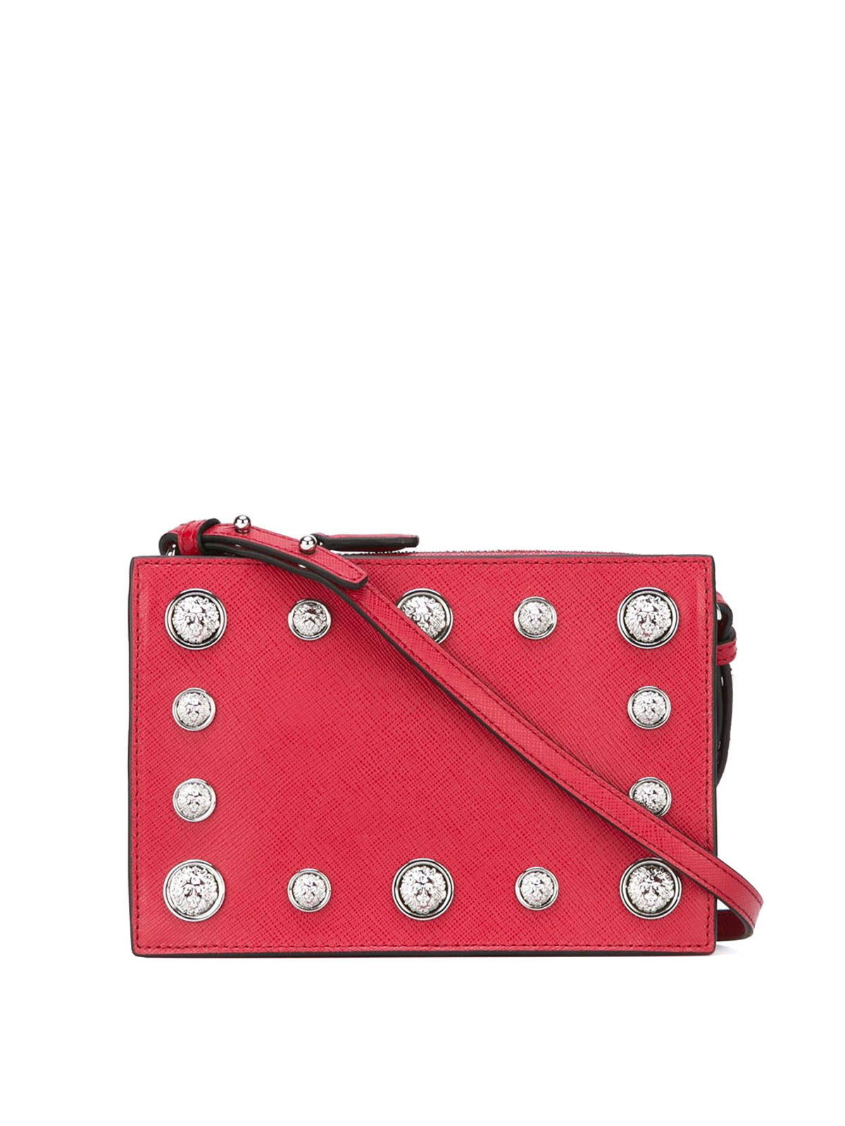 Versus Versace Lion Head Studded Leather Small Bag Cross Body