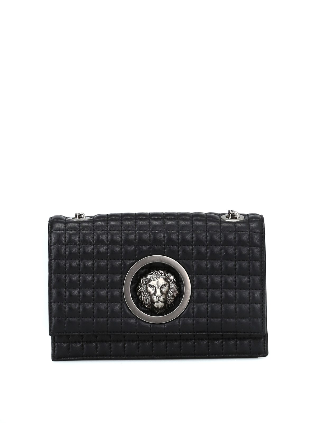 Versus Versace - Quilted leather bag with Lion Head - cross body bags ...