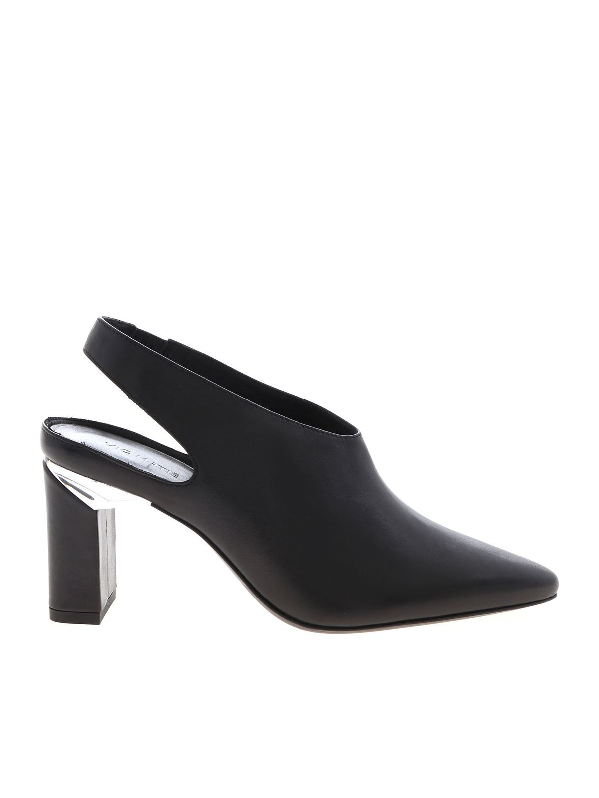 black heeled trainers