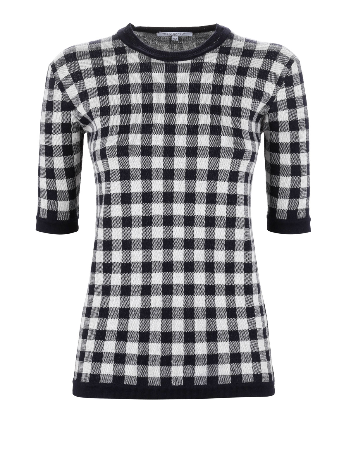 T-shirts Vivetta - Emilia checked T 