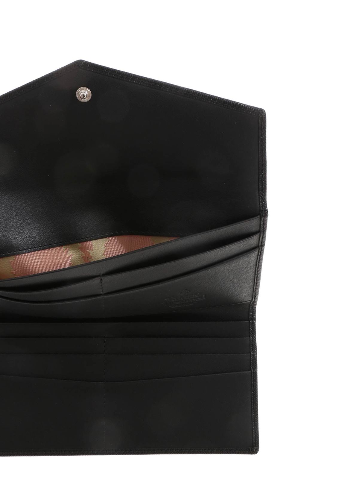 Vivienne Westwood - Pimlico saffiano leather wallet - wallets & purses ...