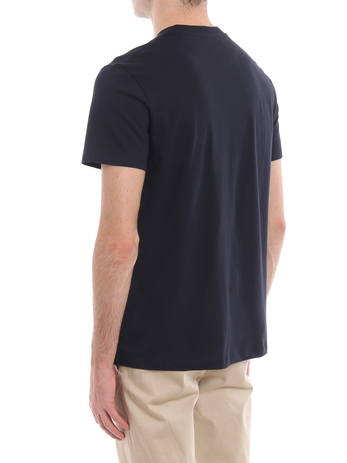 Valentino - Vlogo print dark blue T-shirt - t-shirts - SV3MG02T5F6I52