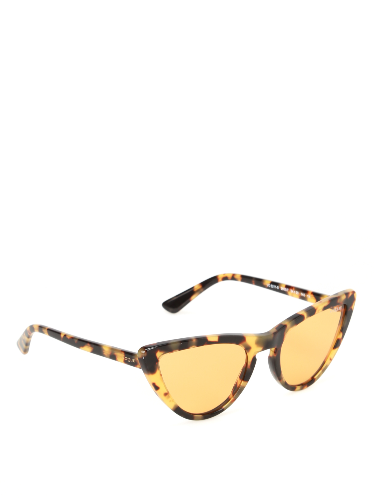 Vogue Gigi Hadid Havana Sunglasses In Light Brown