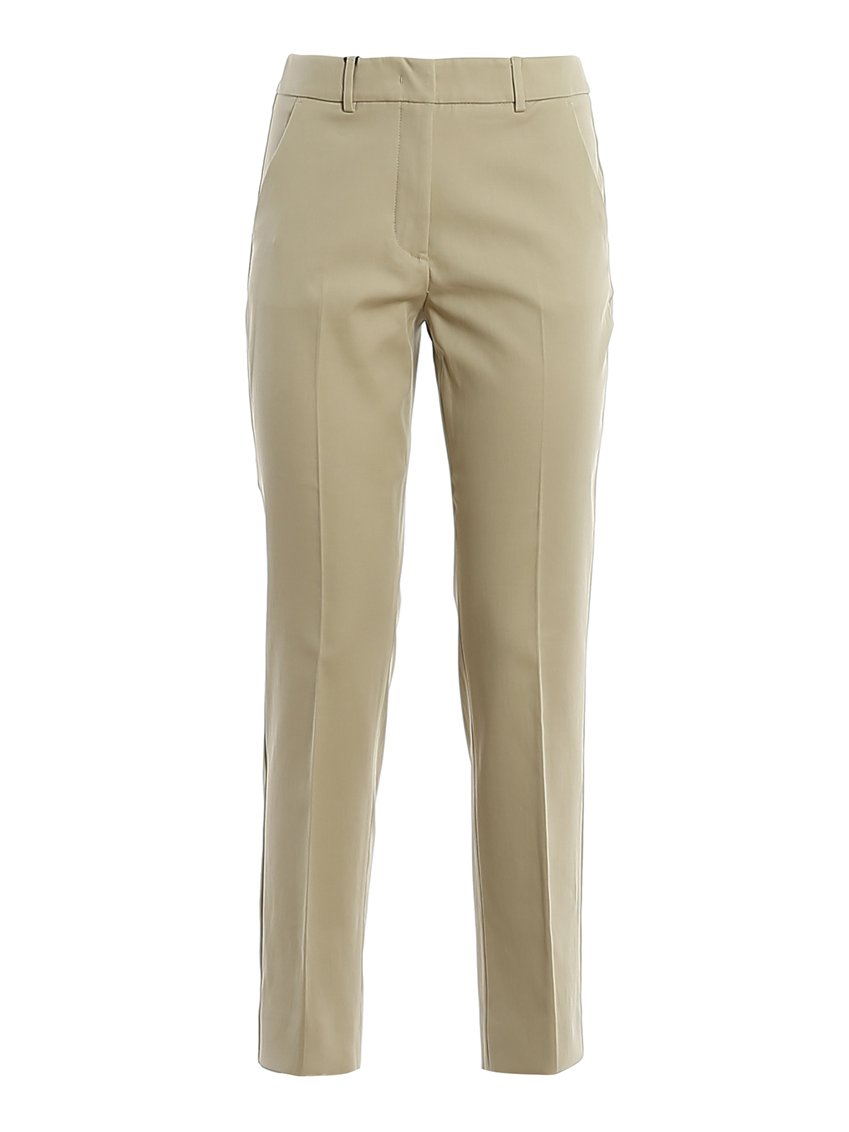 Casual trousers Weekend Max Mara - Legenda stretch cotton pants ...